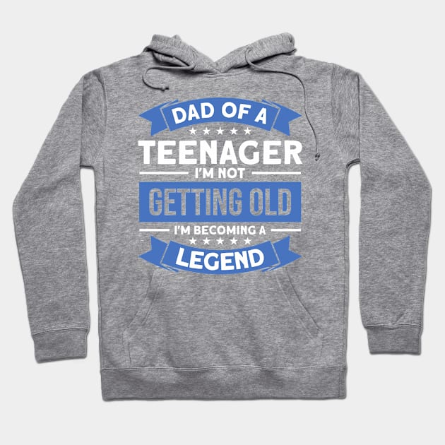 Father Official Teenager Teenager Dad Hoodie by Toeffishirts